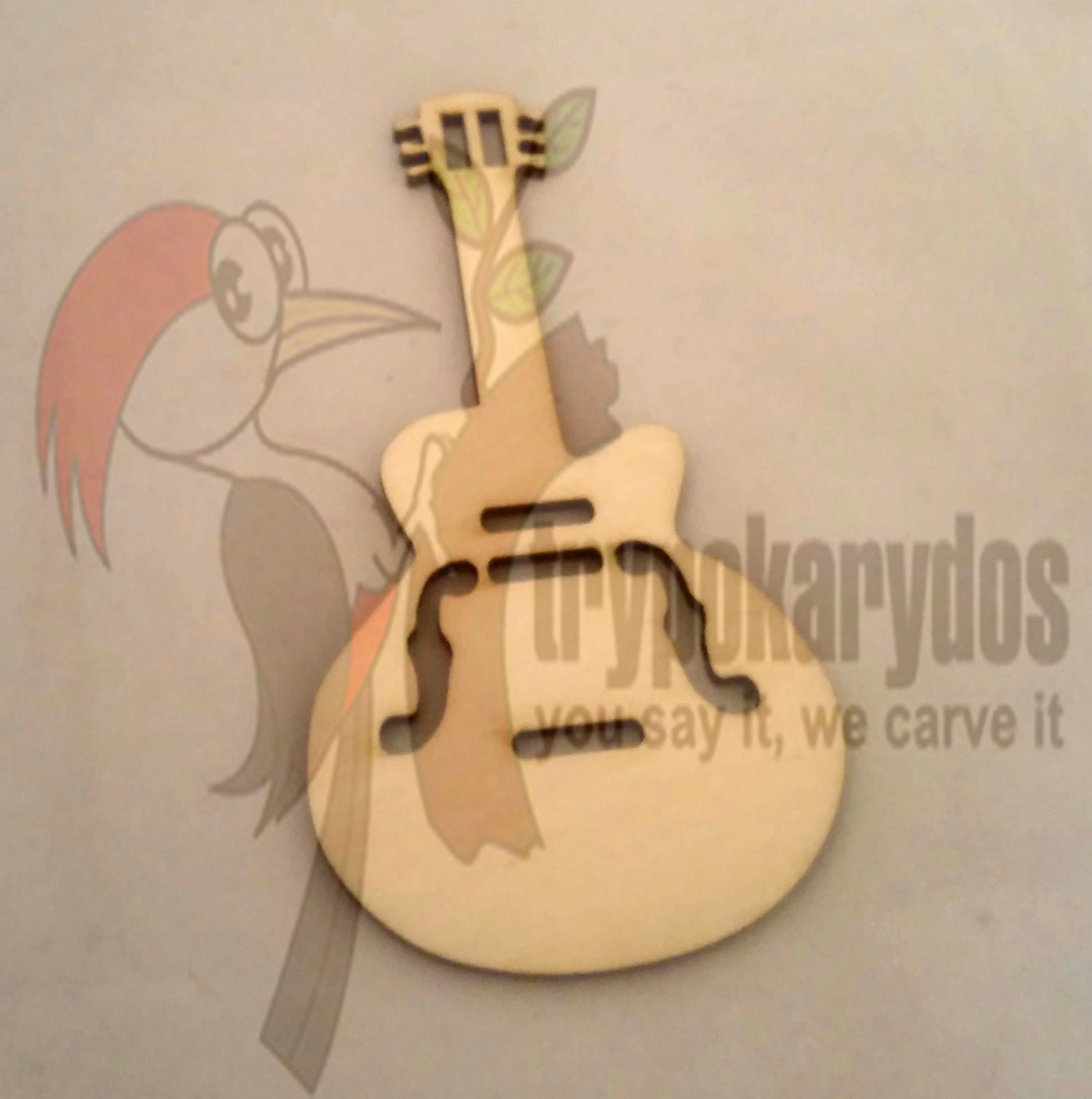 Ξύλινη κιθάρα (Κωδ. 00308)