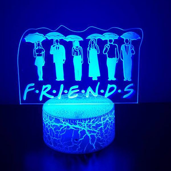 Φωτιστικό Plexiglass LED RGB FRIENDS