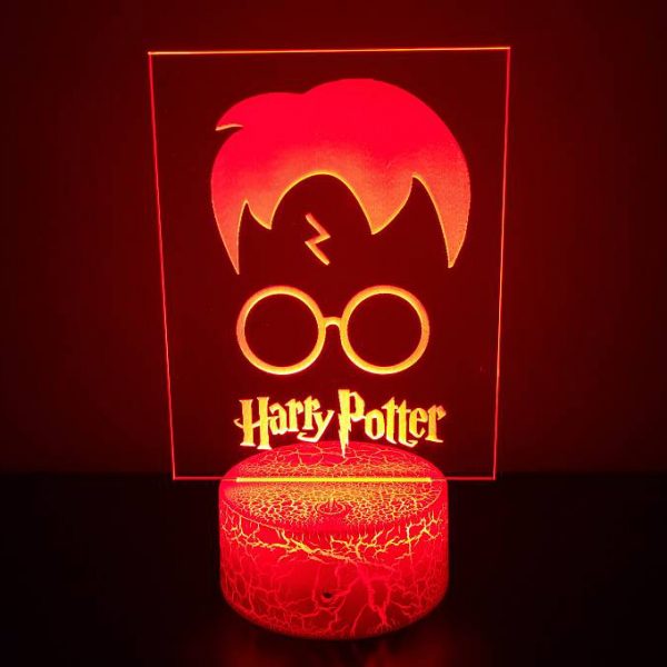 Φωτιστικό Plexiglass LED RGB Harry Potter