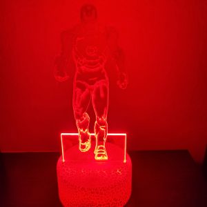 Φωτιστικό Plexiglass LED RGB Ironman