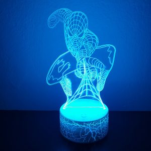 Φωτιστικό Plexiglass LED RGB Spiderman