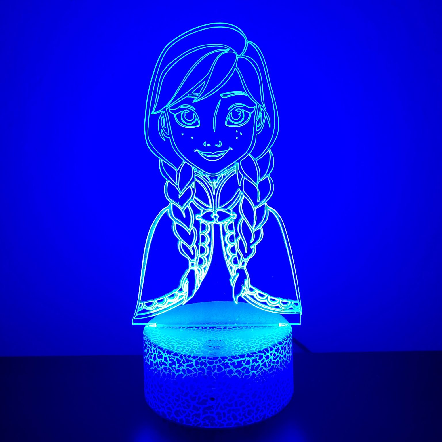 Φωτιστικό Plexiglass LED RGB Frozen Anna
