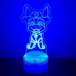 Φωτιστικό Plexiglass LED RGB Paw Patrol Chase