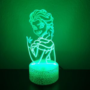 Φωτιστικό Plexiglass LED RGB Frozen Elsa