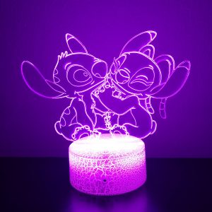 Φωτιστικό Plexiglass LED RGB Stitch & Angel