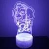 Φωτιστικό Plexiglass LED RGB Paw Patrol Skye